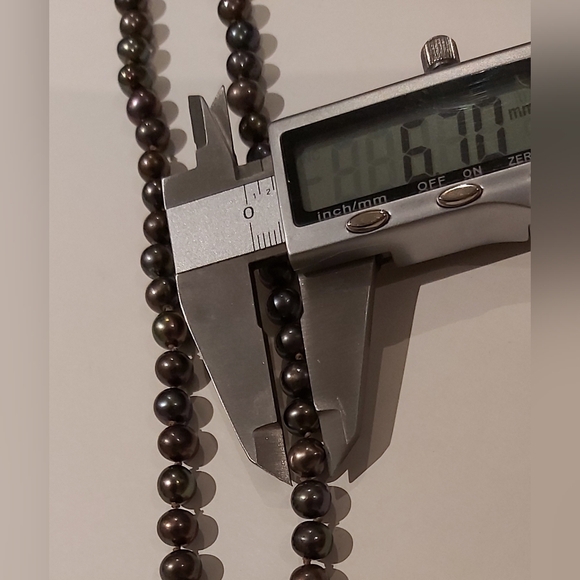 18" 6.5mm Genuine Baroque Pearls - Picture 2 of 4